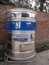 Bồn nước inox Tín Đạt đứng TD3000 ( Ф980 ÷ Ф1200 )