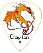 Clayton Fire Breathers Standard Guitar Pick 01