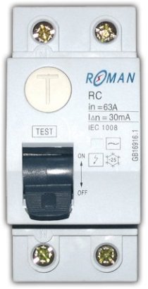 APTOMAT tép Roman RN.06-322P (Chống giật loại 2P)