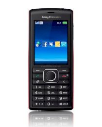 Sony Ericsson Cedar (Sony Ericsson Cedar GreenHeart / J108i) Black/Red