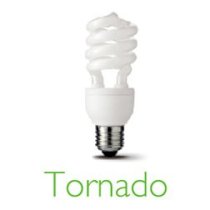 Bóng tiết kiệm điện Tornado CD-L (Cool daylight)