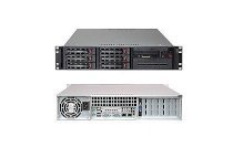 LifeCom 2U Server Rack SC822T-400LPB (2x Intel Xeon Quad Core E5410 2.33GHz, RAM 2GB, HDD 160GB)