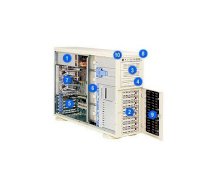 Supermicro Server Tower SC743T-645B (Intel Xeon Quad Core E5620 2.40GHz, RAM 2GB, HDD 250GB)