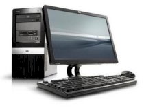 PT Desktop 01 ( Intel Dual Core E5400 2.7Ghz, RAM 1GB, HDD 250GB, VGA Onboard, LCD LG 18.5 inch, PC DOS)