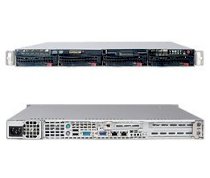 SuperServer 1026T-M3 (Intel Xeon Dual 5500, DDR3 Up to 24GB, HDD 8 x 2.5")