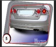 Viền đèn sau xe Honda Civic