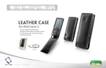 Leather Case Flip Top for iPod Nano G5