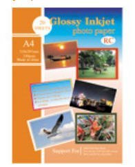 Glossy inkjet  RC A4