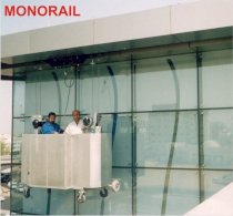 Thiết bị lau kính toà nhà Monorail BMU 2