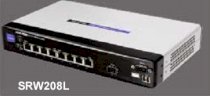 8-port 10/100 Ethernet Switch with WebView and 100Base-LX Uplink SRW208L
