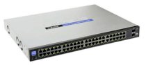 48-port 10/100/1000 Gigabit Smart Switch with 2 combo SFPs SLM2048