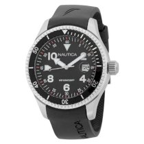 Nautica Men's N10020G NST03 Black Resin Watch