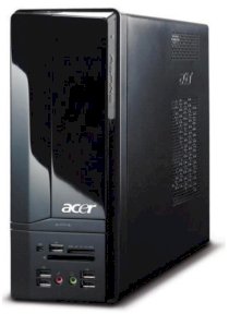 Máy tính Desktop ACER ASPIRE X1800 (004) (Intel Dual Core E5300 2.6Ghz, Ram 1GB, HDD 160GB, VGA NVIDIA GeForce 7100, Linux, Không kèm màn hình)