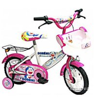 Xe đạp 2 bánh họa tiết Đôremon cho trẻ từ 4~6 tuổi