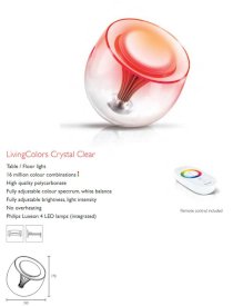Đèn trang trí Philips - Massive LivingColors Crystal Clear 01