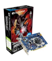 ECS  N9500GT-1GDR-F (NVIDIA GeForce 9500GT , 1024MB , 128-bit  , GDDR3 , PCI Express 2.0)