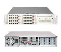 Supermicro SuperServer 2U 6022P-6 (Beige) (Dual Intel Xeon Support up to 23.0GHz, DDR2 Up to 16GB, HDD 6 x 3.5", 400W)