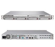 Supermicro SuperServer 6015B-NTV (Silver) (Dual Intel 64-bit Xeon Quad Core or Dual Core, DDR2 Up to 32GB, HDD 4 x 3.5", 560W)