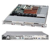 Supermicro SuperServer 6015B-3V (Silver) (Dual Intel 64-bit Xeon Quad Core or Dual Core, DDR2 Up to 32GB, HDD 4 x 3.5", 560W)