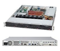 Supermicro SuperServer 6015C-NTRB (Black) (Dual Intel 64-bit Xeon Quad Core or Dual Core, DDR2 Up to 48GB, HDD 4 x 3.5", 650W)