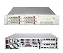 Supermicro SuperServer 2U 6024H-82R+ (Beige) (Dual Intel 64-bit Xeon Support up to 3.60GHz, DDR2 Up to 16GB, HDD 6 x 3.5", 500W)