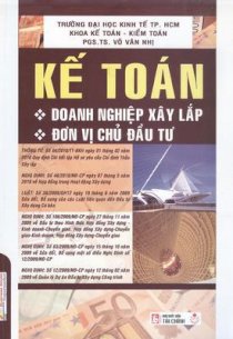  Kế toán doanh nghiệp xây lấp kế toán đơn vị chủ đầu tư