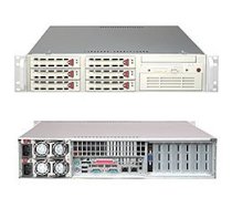 Supermicro SuperServer 2U 6023P-8R (Beige) (Dual Intel Xeon Support up to 3.20GHz, DDR2 Up to 16GB, HDD 6 x 3.5", 400W)