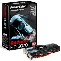 PowerColor PCS HD5870 1GB GDDR5 ( AX5870 1GBD5-PDH ) ( ATI RADEON HD5870 , 1GB , 256bit , GDDR5 , PCIE 2.1 )