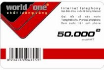 Thẻ World Fone 50.000 VNĐ