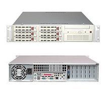 Supermicro SuperServer 2U 6022CB (Black) (Dual Intel Xeon Support up to 2.4GHz, DDR2 Up to 2GB, HDD 6 x 3.5", 400W)