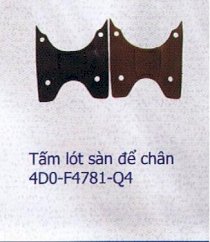 Tấm lót sàn để chân dành cho Yamaha Mio