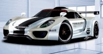 Porsche 918 RSR renderings 2013
