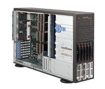 Supermicro SuperServer 4U 8046B-6RF (Black) (Quad Intel Xeon 7500 , DDR3 Up to 512GB, HDD 5 X Hotswap, 1400W)