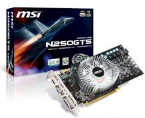 MSI N250GTS-MD1G ( NVIDIA GeForce GTS 250 , 1024Mb, 256bit , GDDR3 , PCI Express x16 2.0)