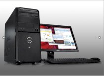 Máy tính Desktop Dell Ships Fast Vostro 230 Mini Tower (Intel Pentium Dual Core E6600 2.4GHz, RAM Up to 4GB, HDD Up to 1TB, VGA GMA X4500, OS WIN7, Không kèm màn hình)