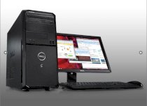 Máy tính Desktop Dell Vostro 230 Slim Tower (Intel CoreT 2 Duo E7500 2.93GHz, RAM 2GB, HDD 320GB, VGA GMA X4500, OS WIN7, LCD Dell 20" E2011H)