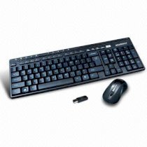Newmen KM-090RF 2.4GHz RF Wireless Combo with 3-button Optical Mouse