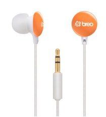 Breo Candy Drop Headphones Orange