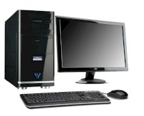 Máy tính Desktop 3C C-Nano M-7500 (Intel Core 2 Duo E7500 2.93GHz, RAM 2GB, HDD 250GB, VGA Intel GMA X3100, Monitor LCD WXGA 19 inch, PC DOS)