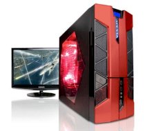 Máy tính Desktop CyberPower P67 Configurator Red Color (Intel Core i5-2500K 3.30GHz, RAM 8GB, HDD 500TB, VGA NVIDIA GeForce GTX 470, PC DOS, Không kèm màn hình)
