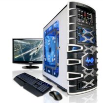 Máy tính Desktop Cyberpowerpc Gamer Xtreme 5200 Silver Color i5-2400 (Intel Core i5-2400 3.10 GHz, RAM 8GB, HDD 1TB, VGA NVIDIA GTX570 1.2GB, Windows 7, Không kèm màn hình)