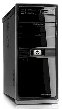 Máy tính Desktop HP Pavilion Elite HPE-338hk Desktop PC (BR811AA) (Intel Core-i5-750 2.66GHz, RAM 4GB, HDD 1TB, VGA GeForce GT320, Windows 7 Home Premium, không kèm màn hình)