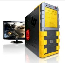 Máy tính Desktop Cyberpowerpc Mega Special II Yellow Color (AMD Phenom II X4 925 2.80 GHz, RAM 4GB, HDD 1TB, VGA ATI Radeon HD 5670, PC DOS, Không kèm màn hình)