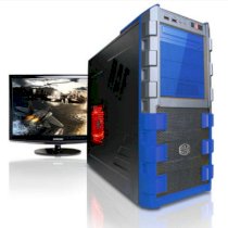 Máy tính Desktop Cyberpowerpc Mega Special II Blue Color (AMD Phenom II X4 925 2.80 GHz, RAM 4GB, HDD 1TB, VGA ATI Radeon HD 5670, PC DOS, Không kèm màn hình)