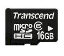 Transcend MicroSDHC 16GB (Class 6) 
