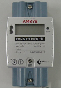 Công tơ điện tử 1 pha AMSYS OMWH-12-2