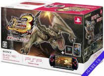 PSP3000 Monster Hunter 3 Portable - Black/Red