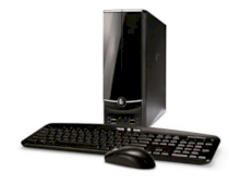 Máy tính Desktop eMachines EL1333-21f (AMD Athlon LE-1660 2.80GHz, RAM 3GB, HDD 500GB, VGA NVIDIA GeForce 6150 SE, Windows 7 Home Premium 64-bit, Không kèm màn hình))