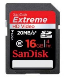 SanDisk SDHC Extreme HD Video 16GB (Class 6)