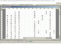 Phần Mềm Viết Sớ chữ Hán Nôm và trên 2000 bản sớ đã có sẵn
